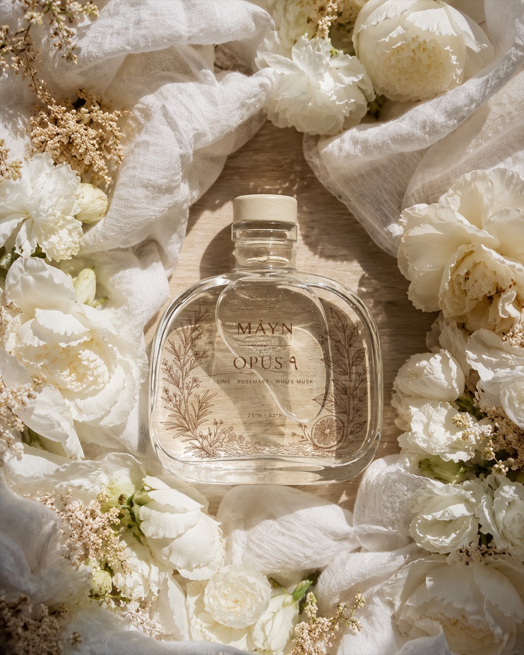 MÂYN Opus 9 — diffusore, Lime · Rosemary · White Musk